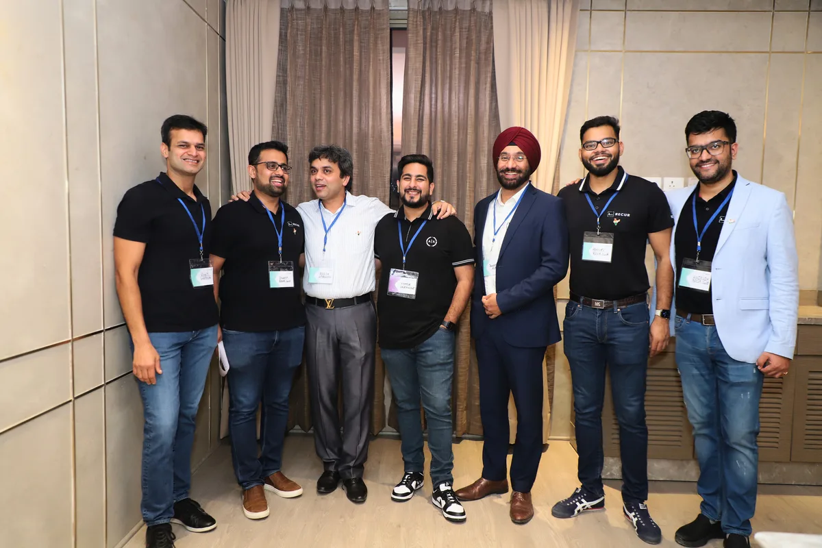 Founders networking at Building in Bharat